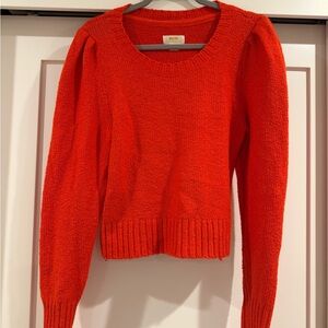 Wild Fable Bright Red Crew Neck Sweater